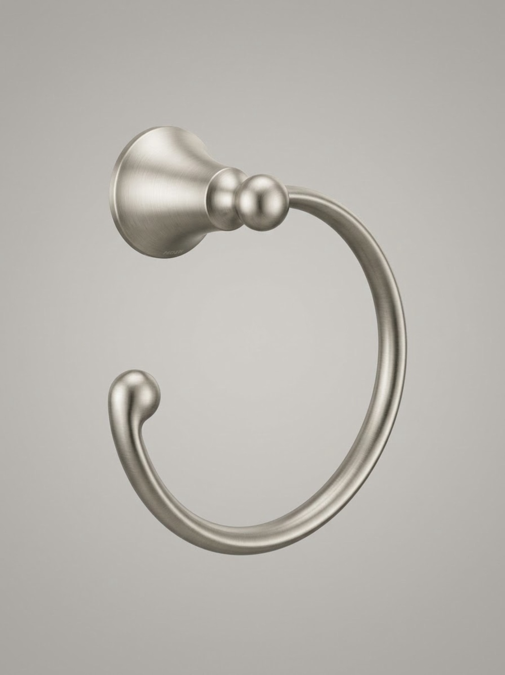 Moen Wynford Towel Ring Brushed Nickel YB5286BN Bathroom Hardware New Open Box